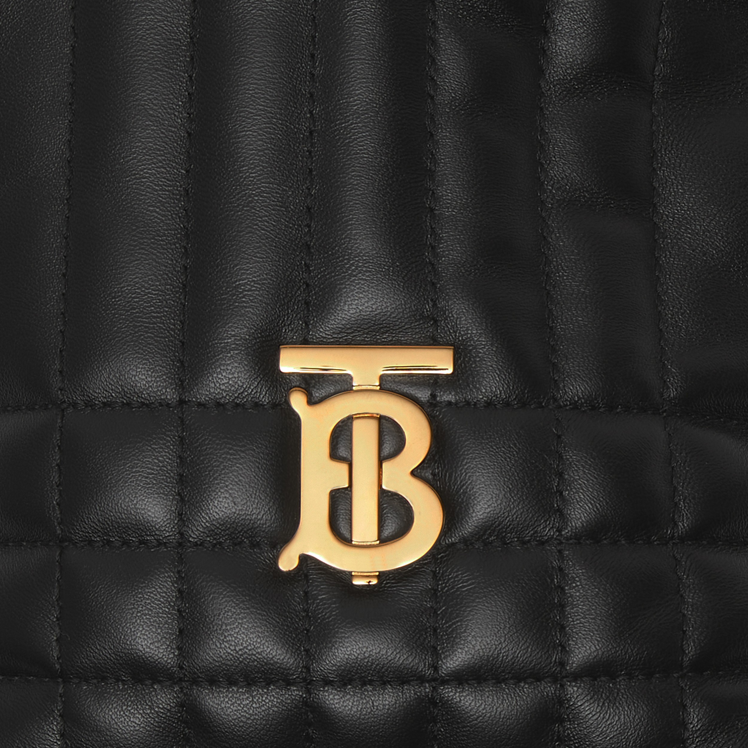 Quilted Leather Mini Lola Backpack in Black - Women | Burberry® Official - 2