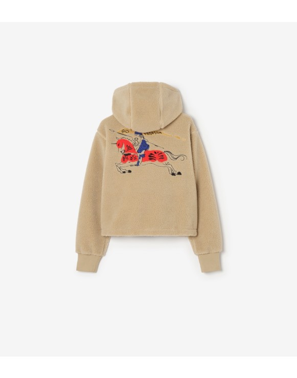 美品 Burberry バーバリー ロゴ ウール ボマー ジャケット BURBERRY (バーバリー) リバーシブル フルジップ 中綿 ボマー