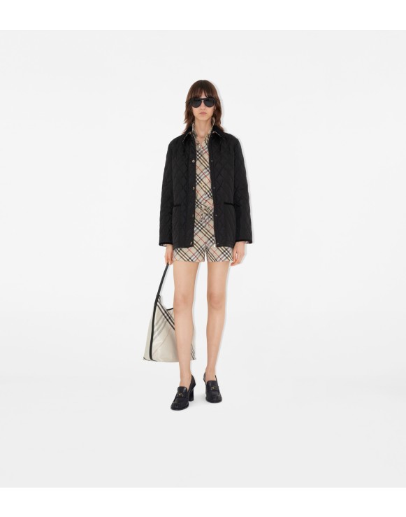 Quilted Nylon Barn Jacket