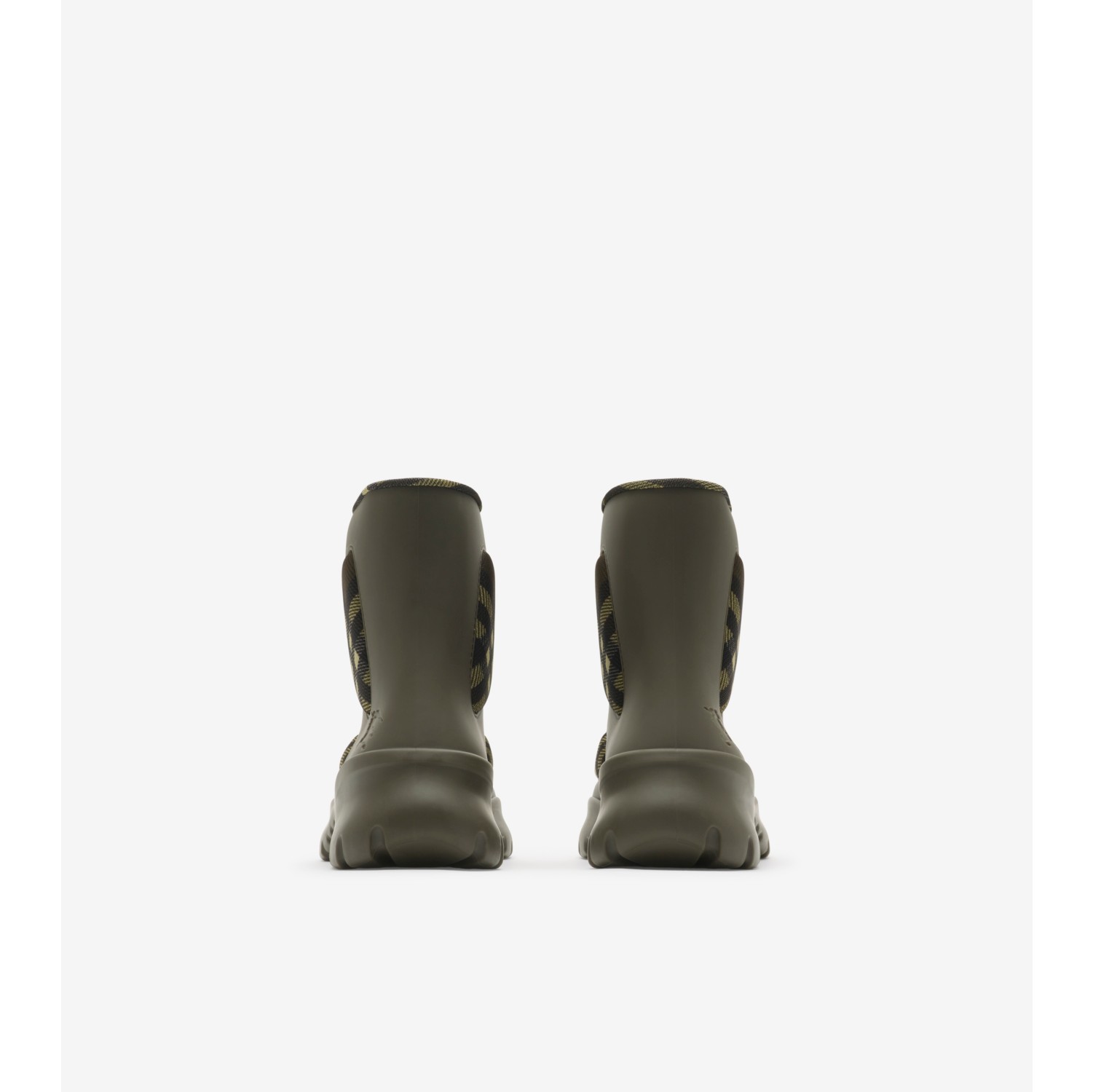 Rubber Boulder Boots in Loch heath Men Burberry Official