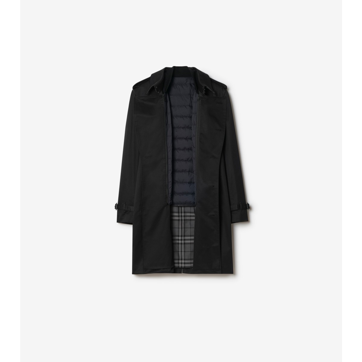 Black Wool Trench Coats | Burberry®
