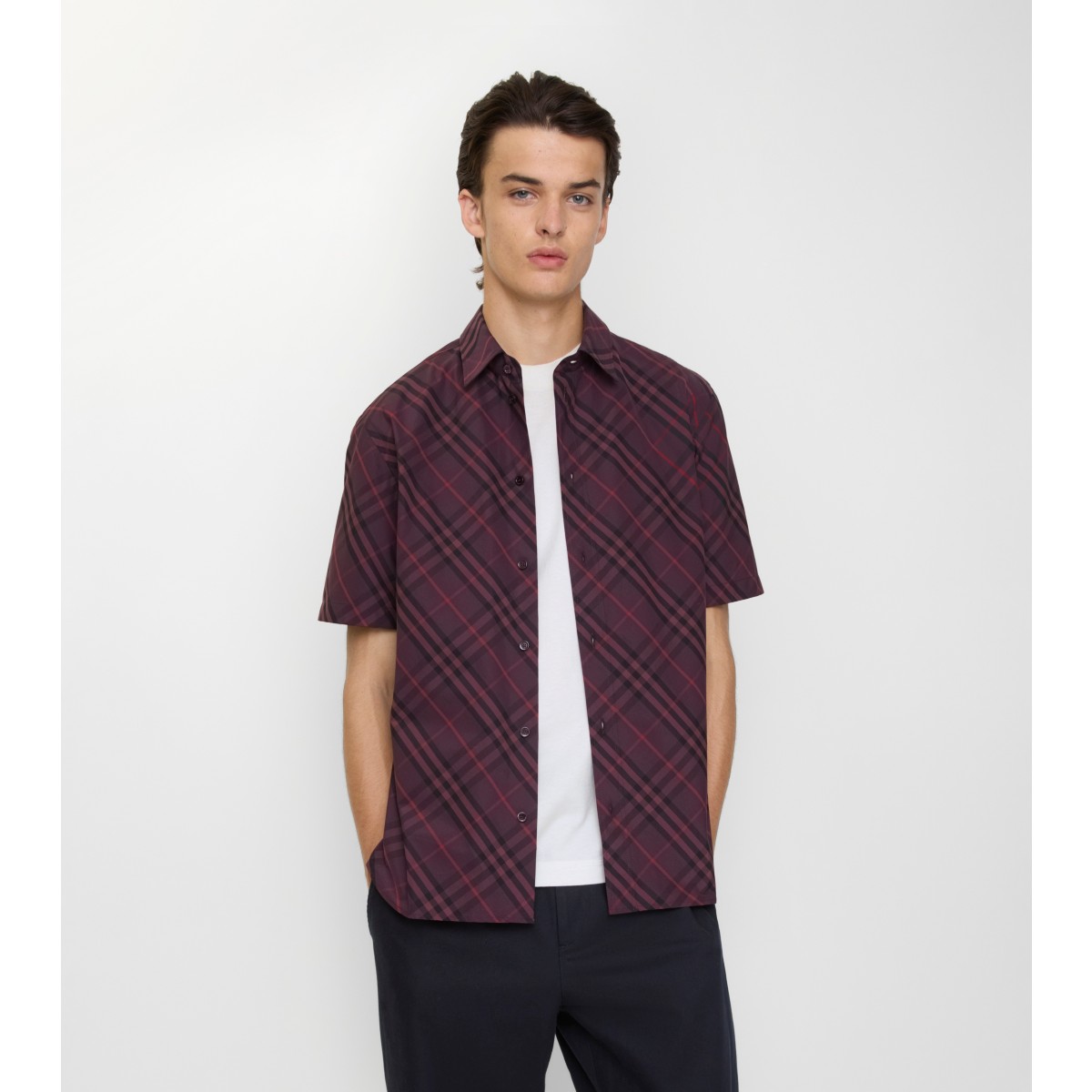  Check Relaxed Fit Cotton Shirt