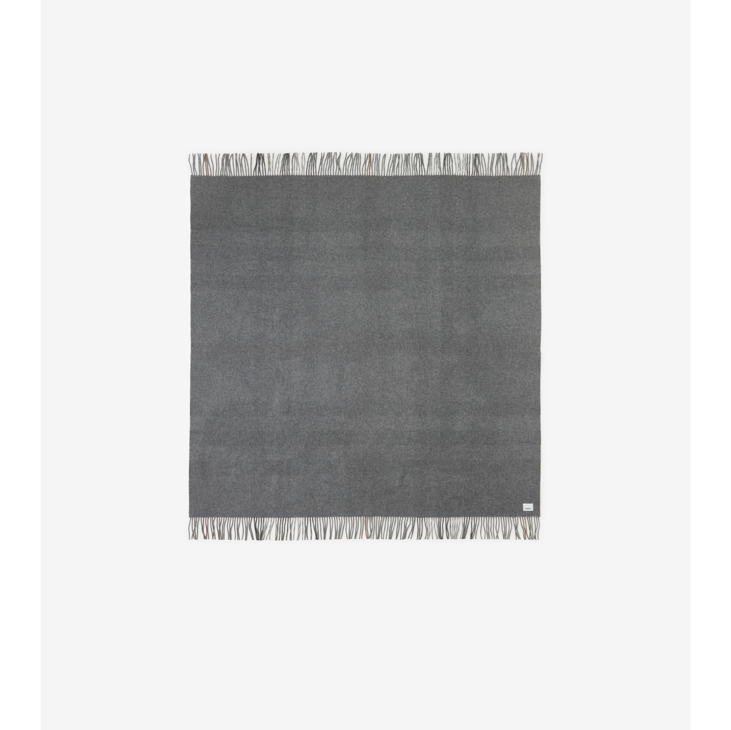 Exaggerated Check Cashmere Blanket
