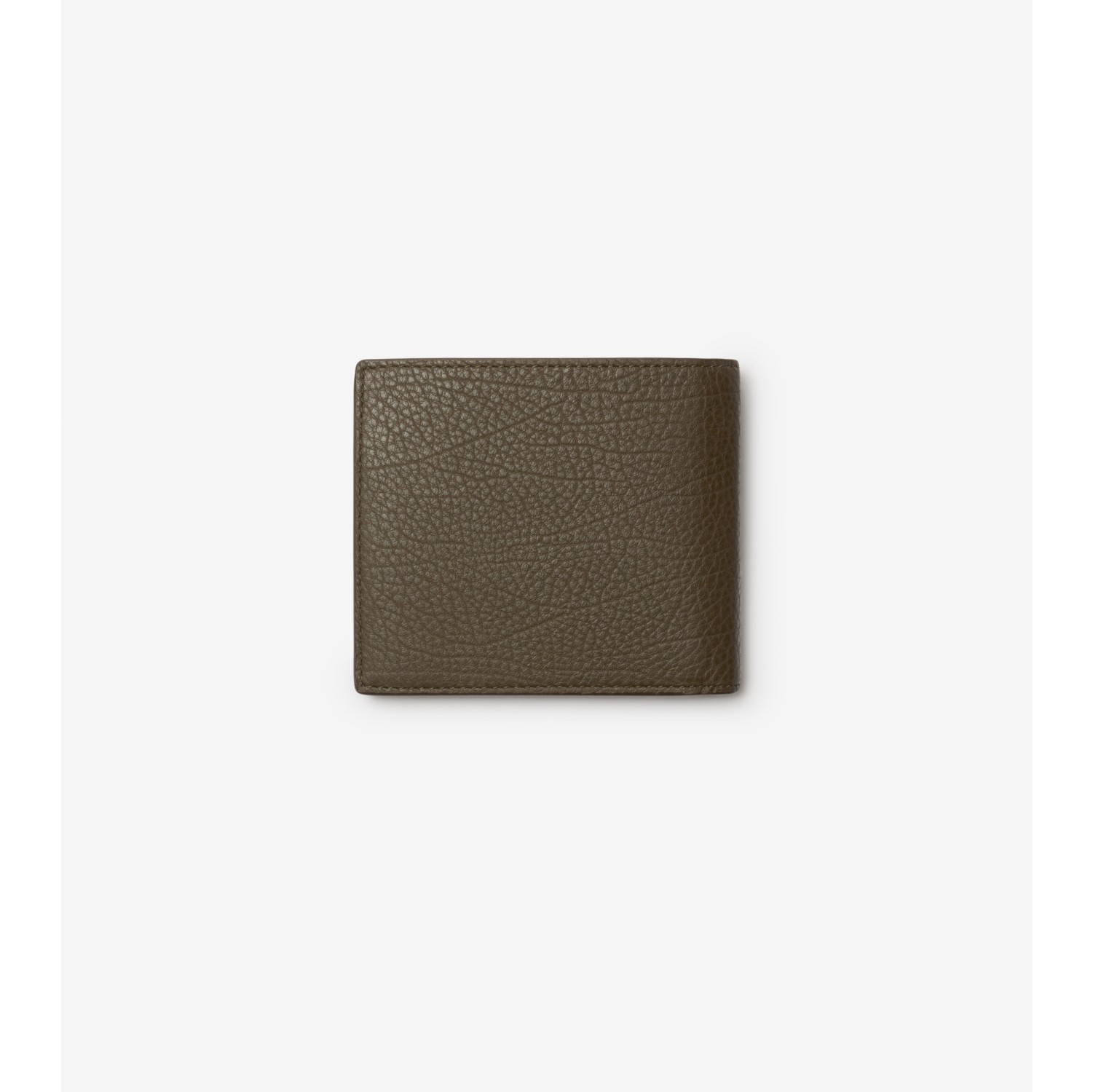 B Cut Bifold Coin Wallet in Military Men Leather Burberry Official