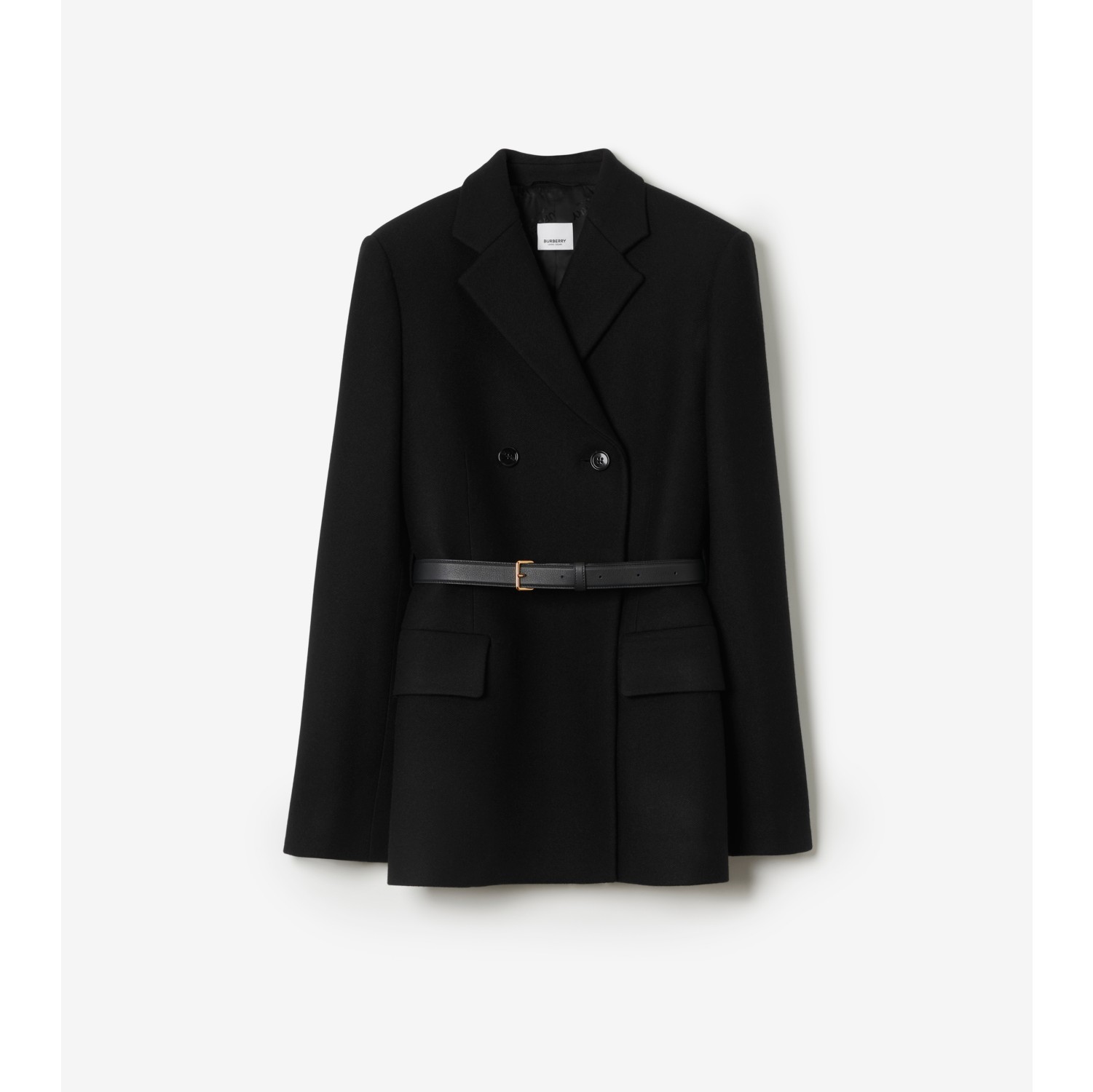 Burberry store black peacoat