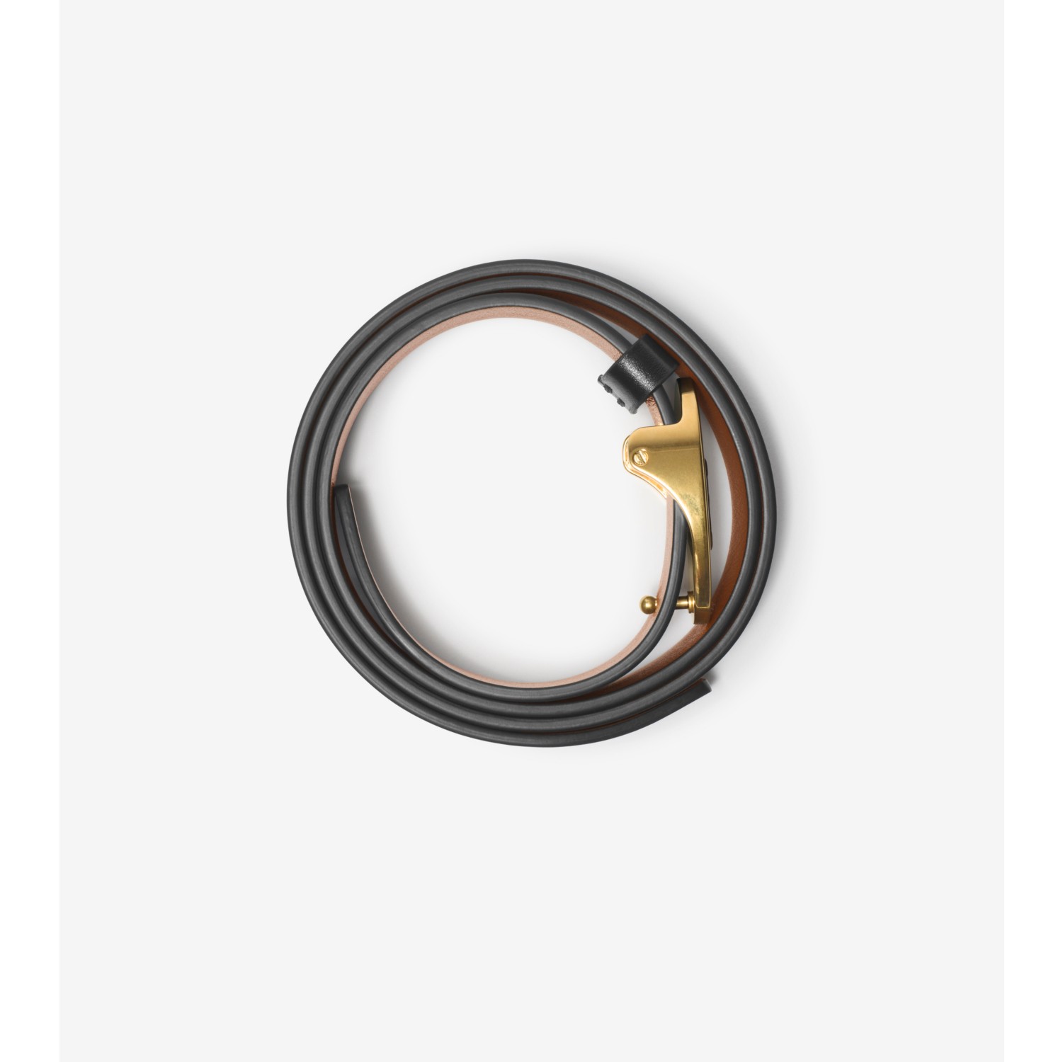 Ceinture fine réversible en cuir Knight​