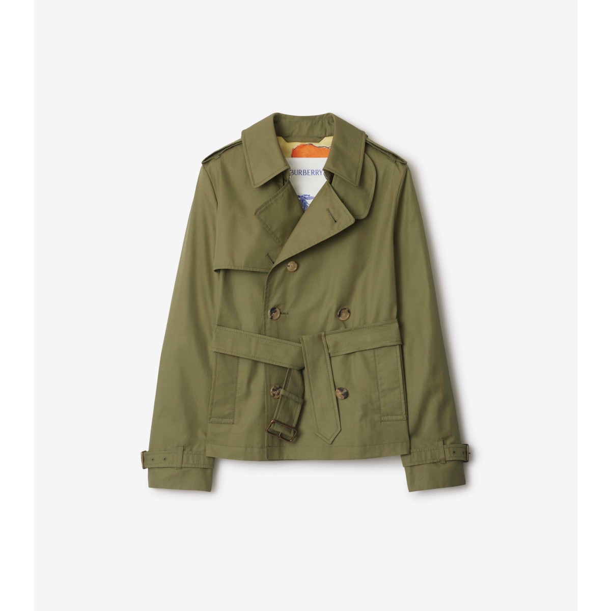 Burberry Highgrove Gabardine Trench Jacket