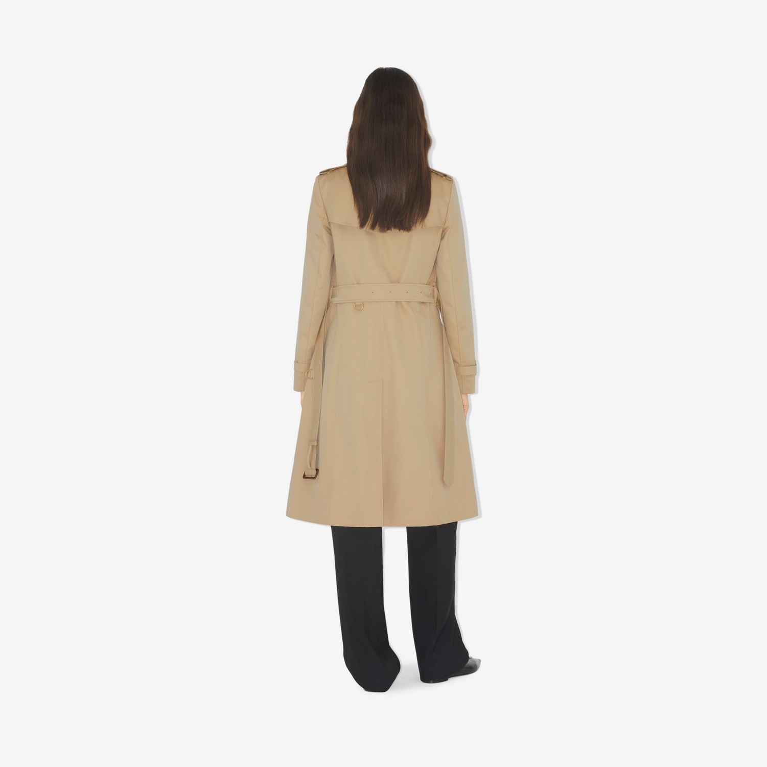 切尔西版型 – 短款 Heritage Trench 风衣 (蜂蜜色) - 女士 | Burberry® 博柏利官网