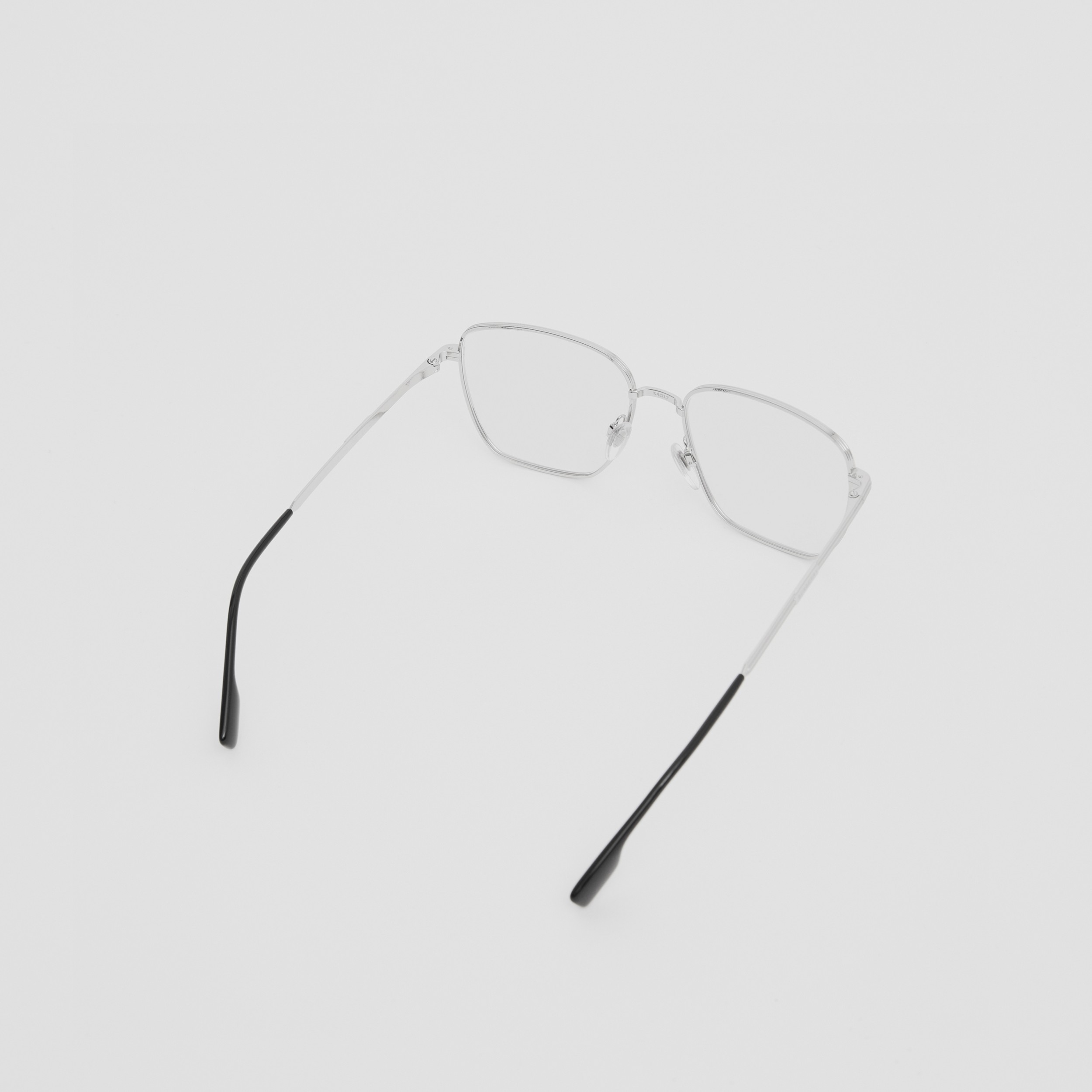 Eckige Korrekturbrille (Silberfarben) - Herren | Burberry® - 4
