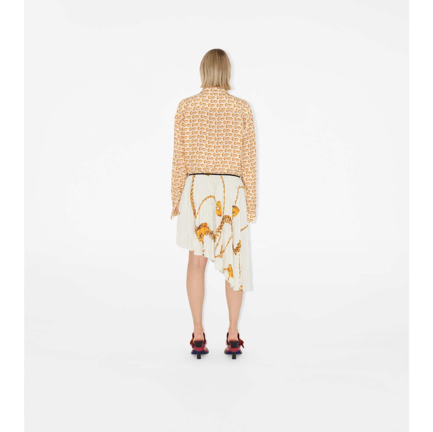 Shield Hardware Jersey Skirt