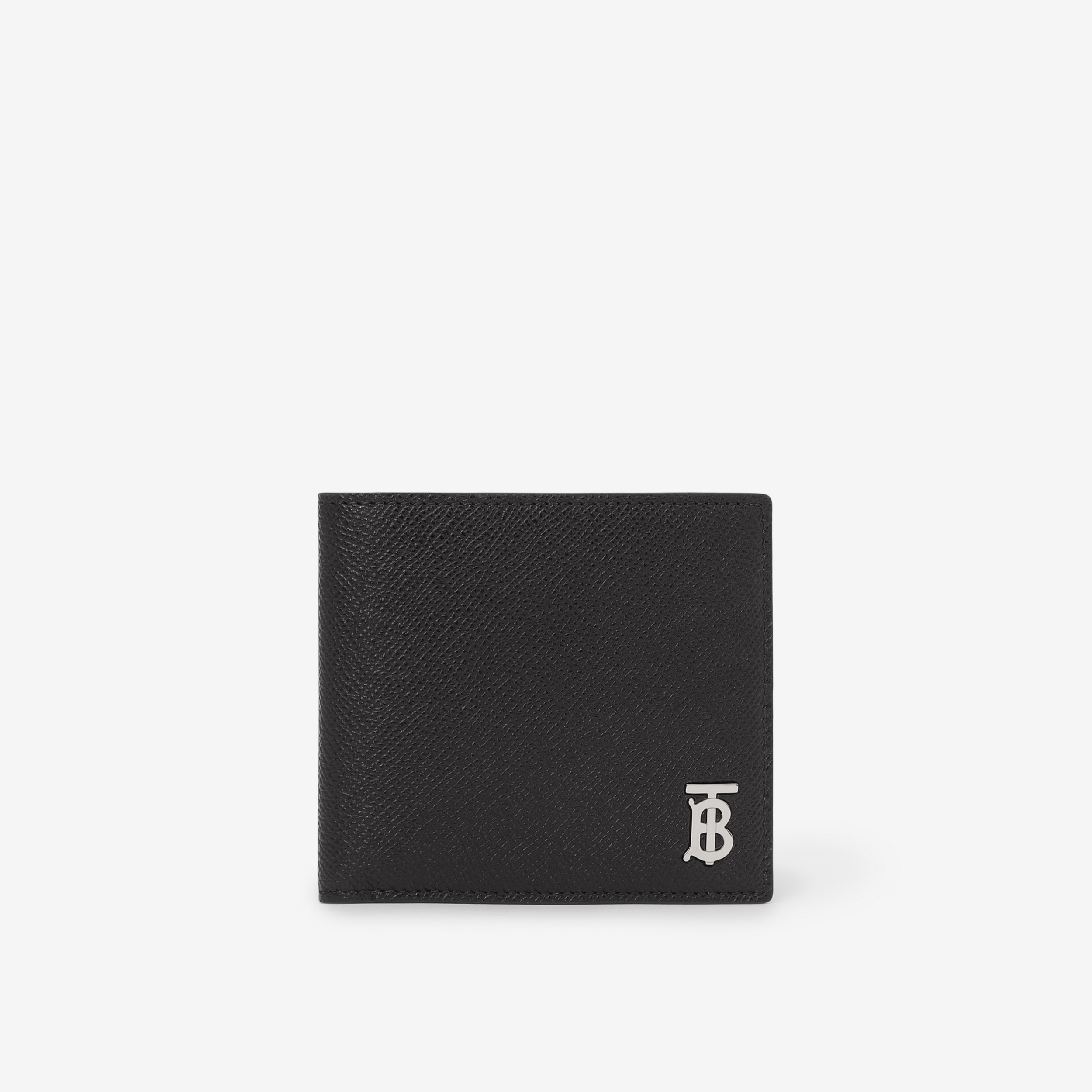 Grainy Leather TB Bifold Wallet in Black - Men | Burberry® Official - 2