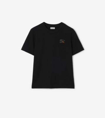 ナイトチェック コットンTシャツ (ブラック) - ウィメンズ | Burberry
