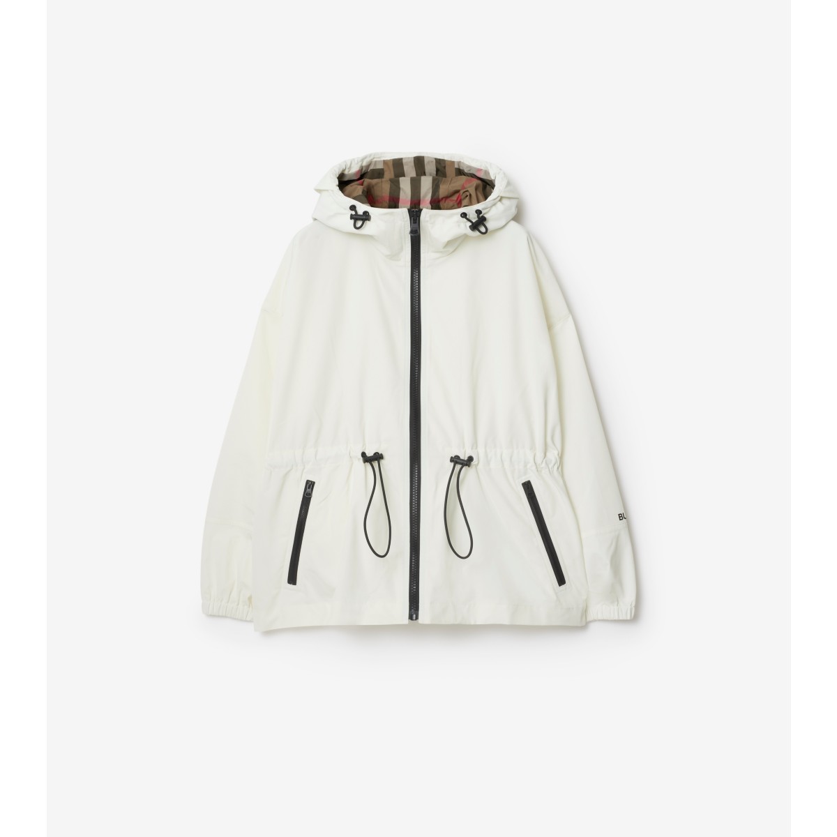 Burberry Lightweight Jacket In Frosted Vanilla
