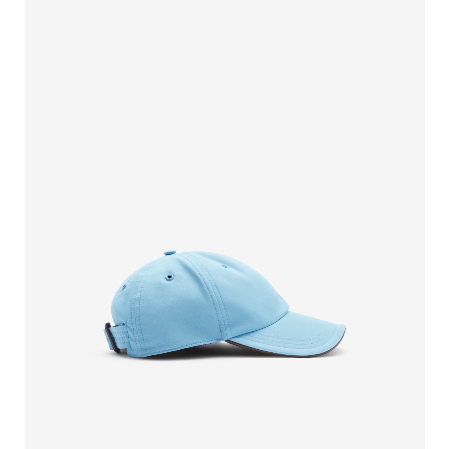 Monogram Motif Gabardine Baseball Cap in Cool Denim Blue
