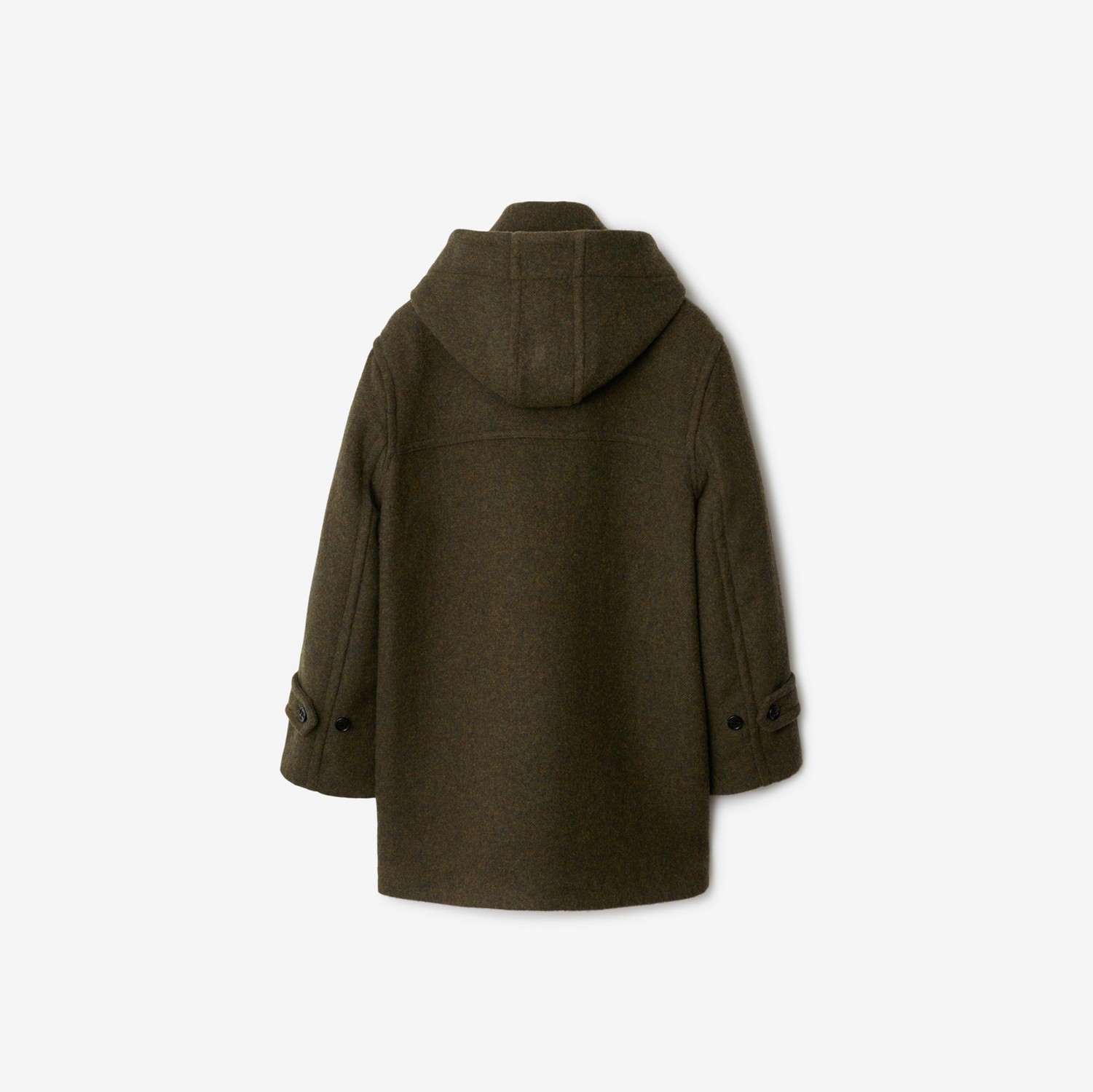 Wool Coat in Chestnut brown melange - Men | Burberry® Official