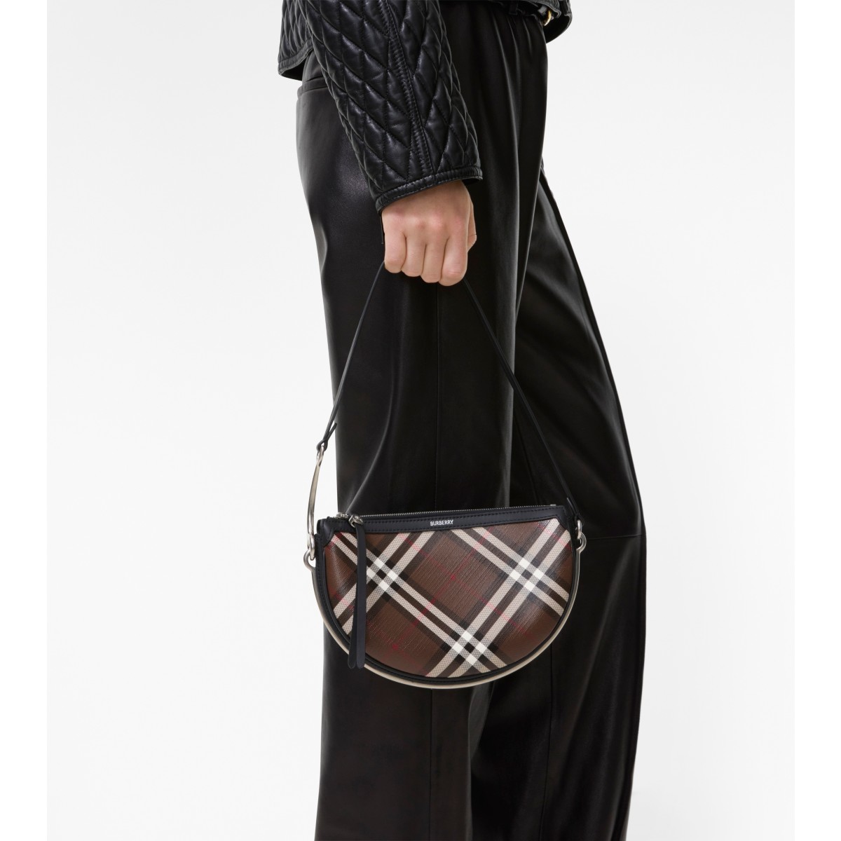  Check Small Bridle Saddle Bag
