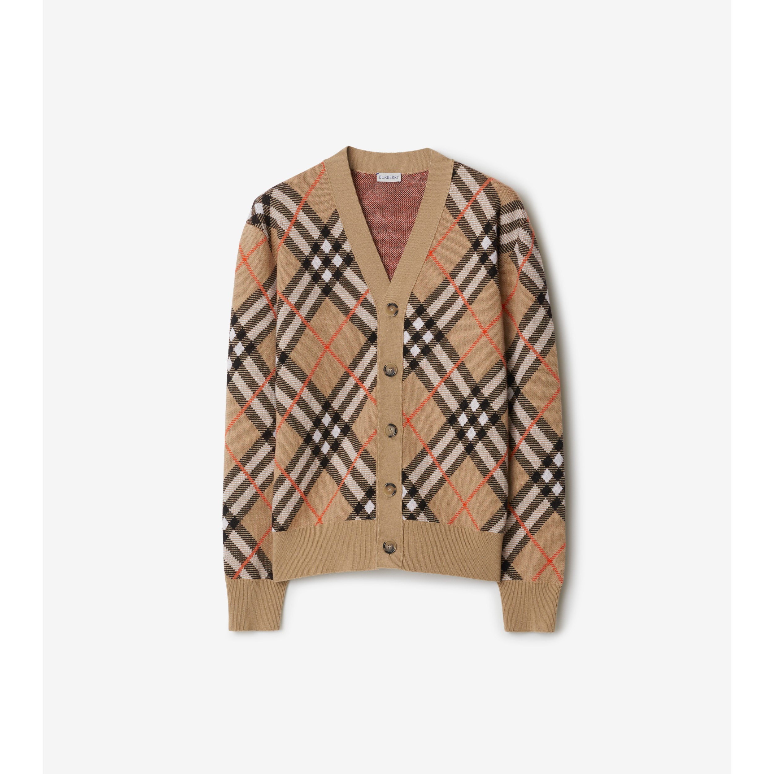 BURBERRY チェック柄ニット XL org.jpg