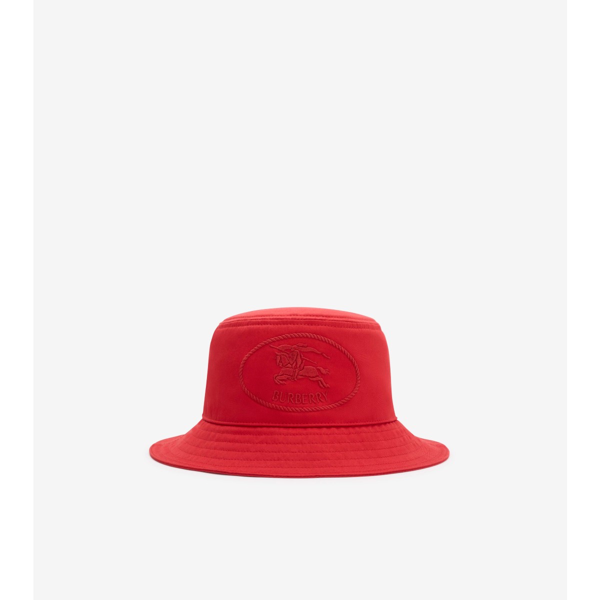 Burberry Knight Stamp Gabardine Bucket Hat