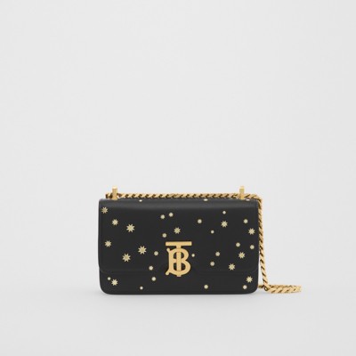 burberry black mini bolsa