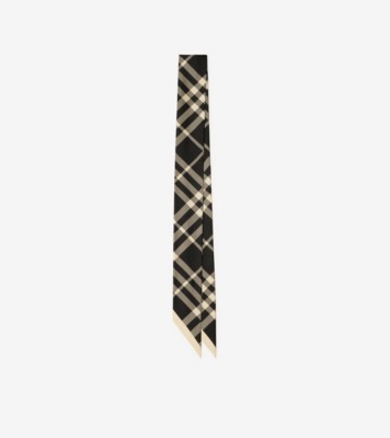 Burberry water ripple small plaid velvet 2024 scarf