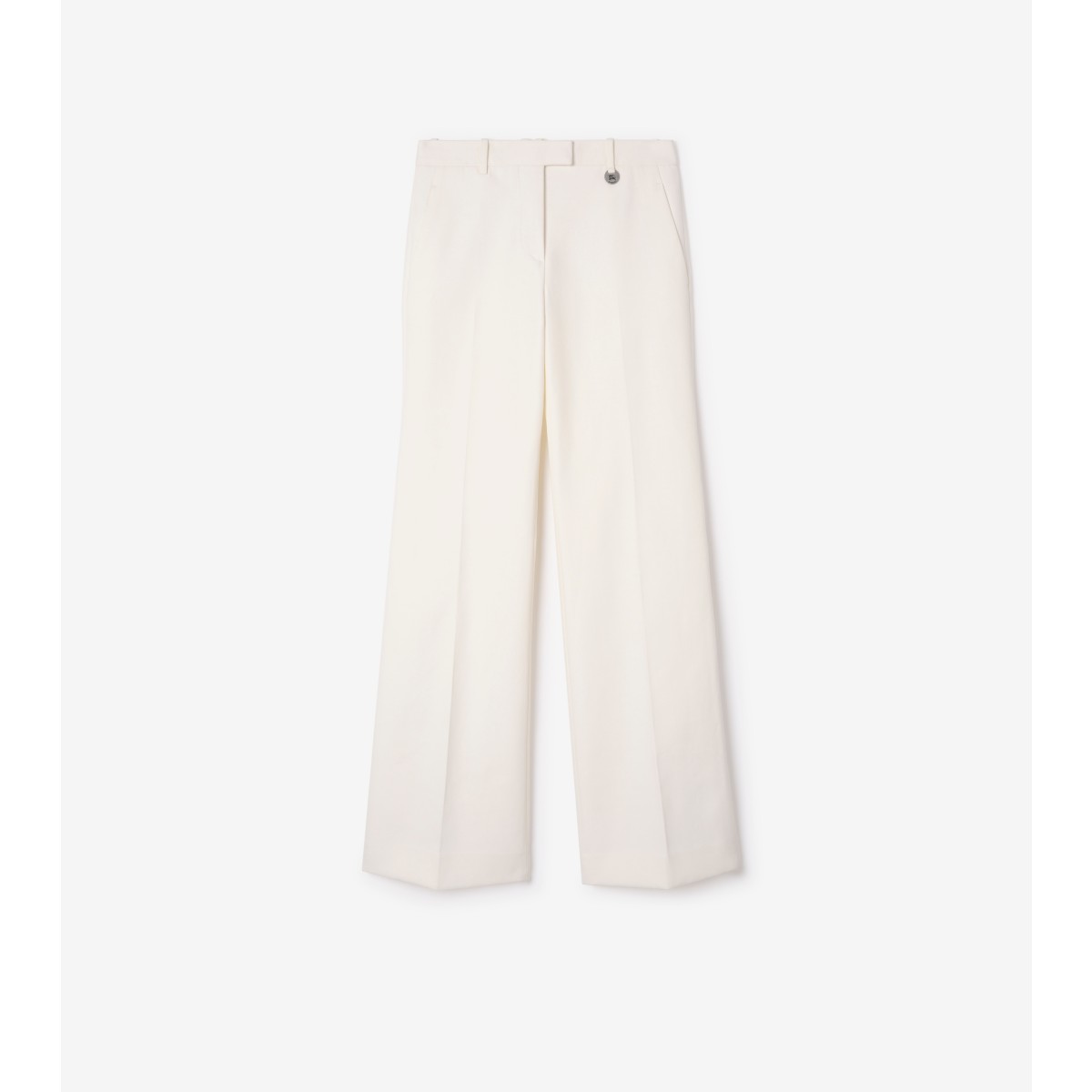  Check Cotton Blend Tailored Trousers