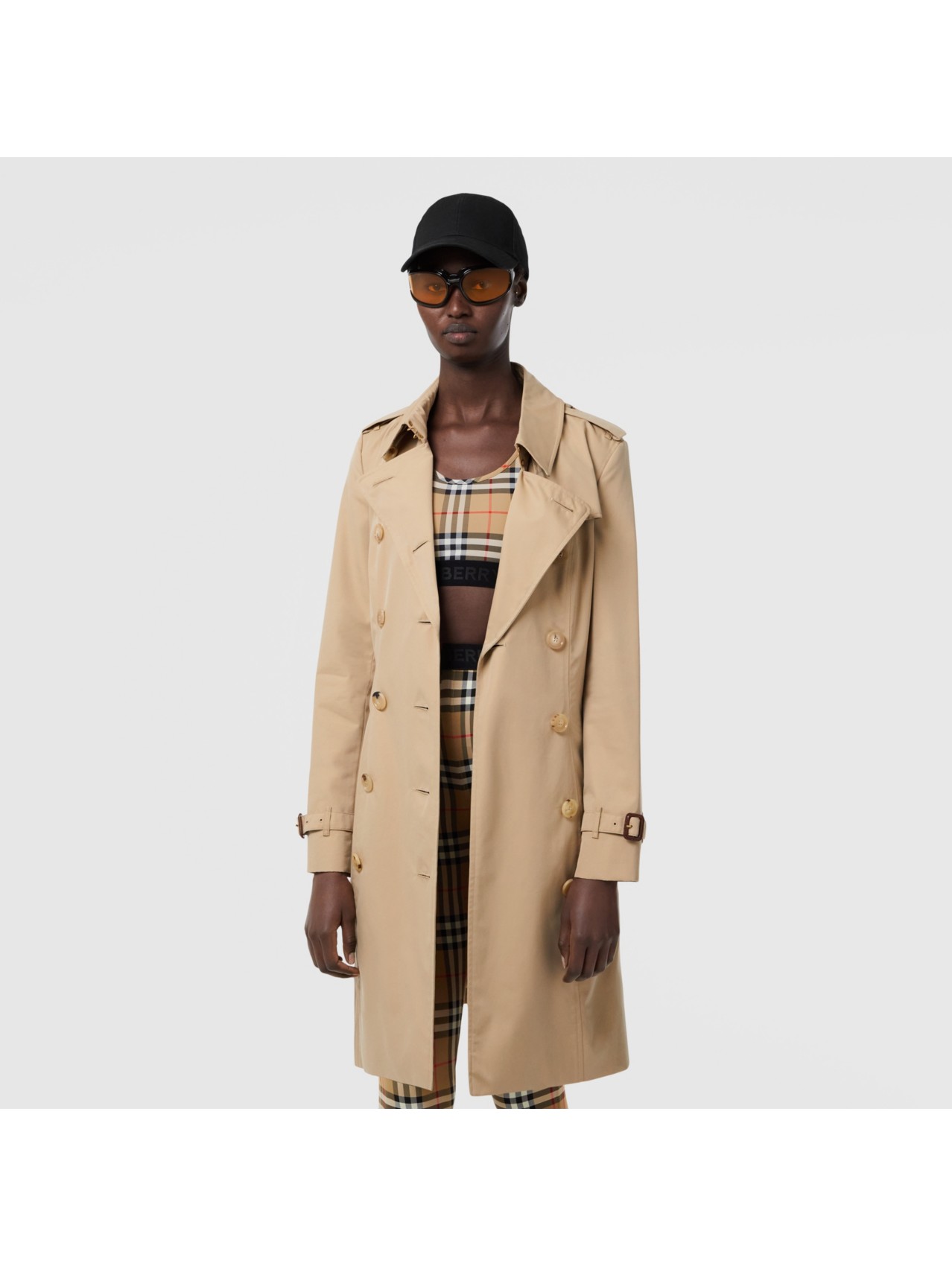 The Mid-length Trench Coat in Honey Burberry® Official