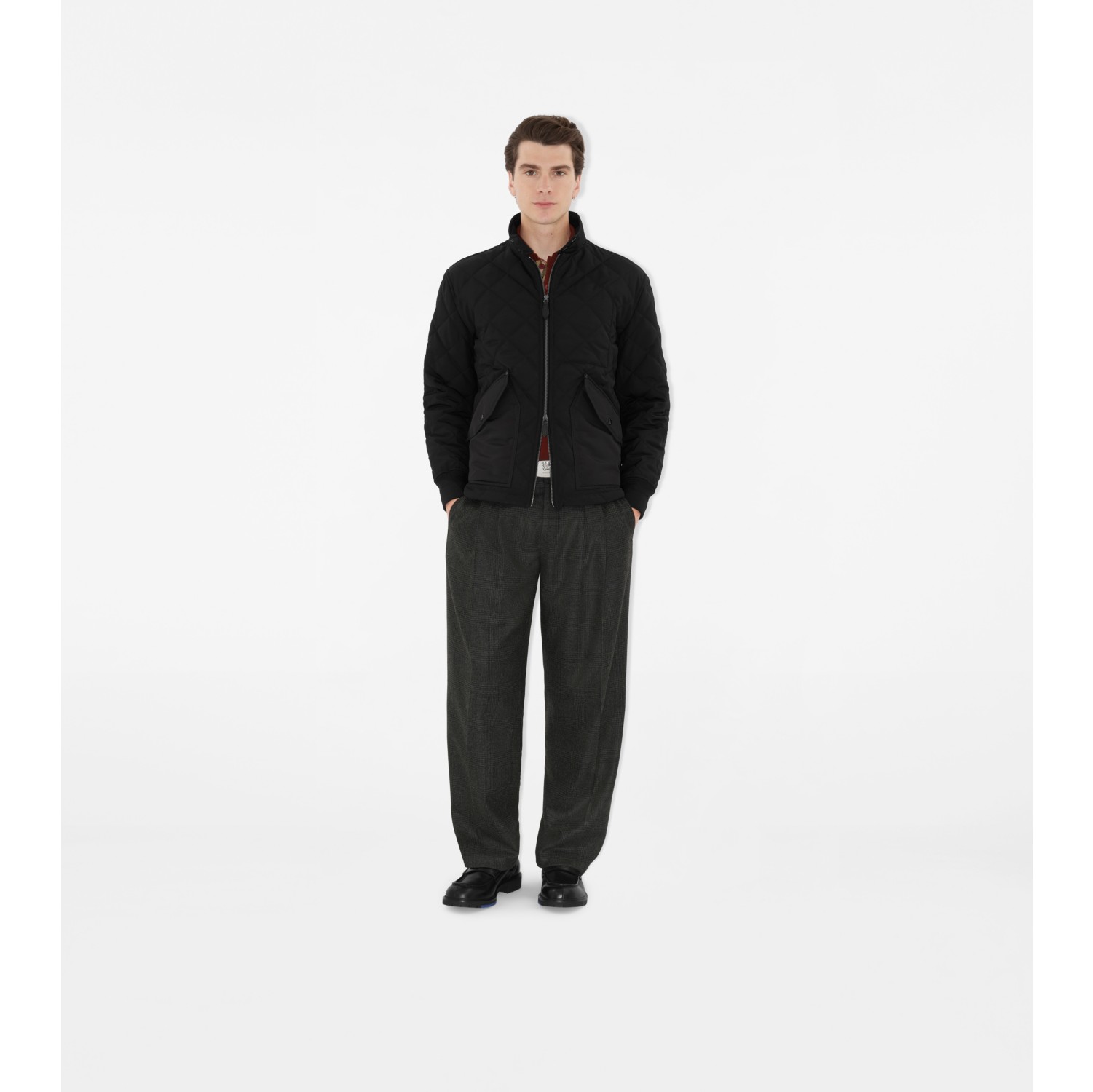 Giacca Harrington trapuntata con termoregolazione
