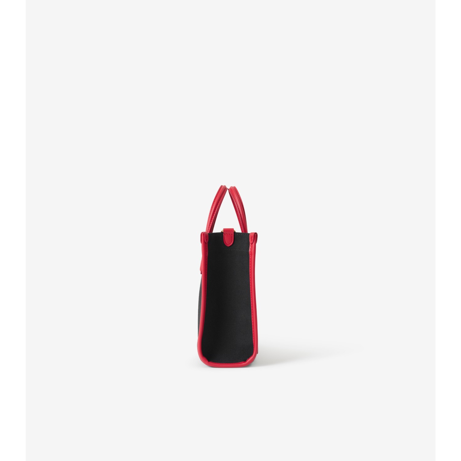Mini Freya Tote in Black/red | Burberry® Official