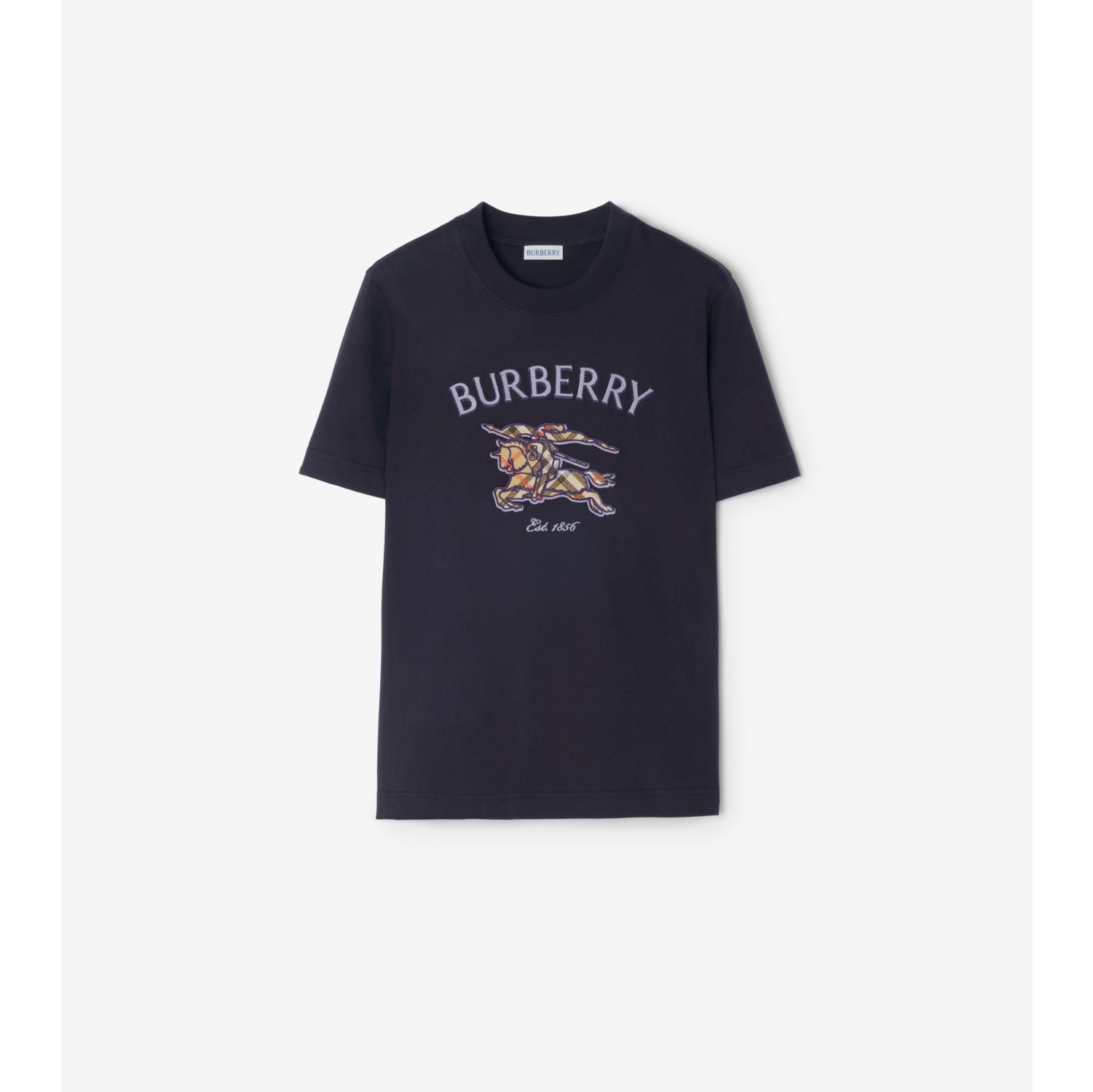 Knight Check Cotton T-shirt