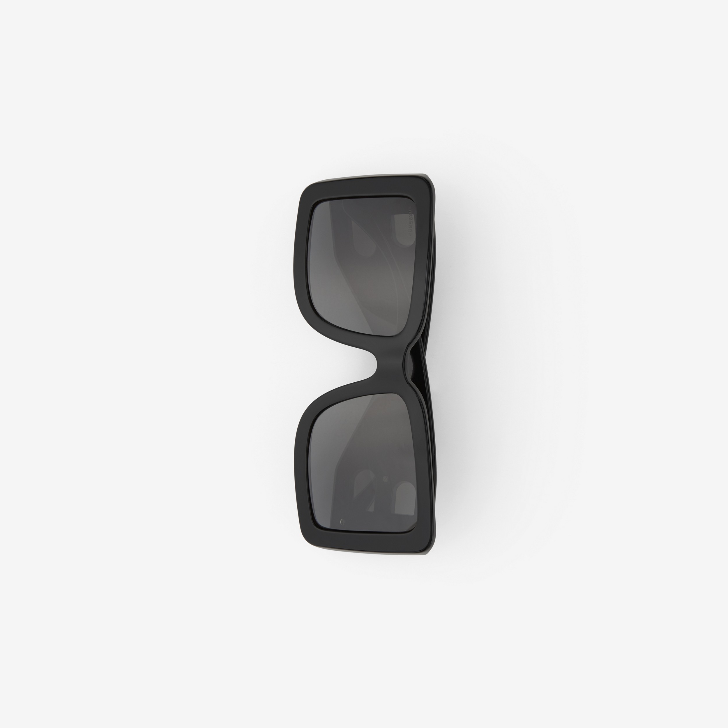B Motif Square Frame Sunglasses in Black | Burberry® Official - 2