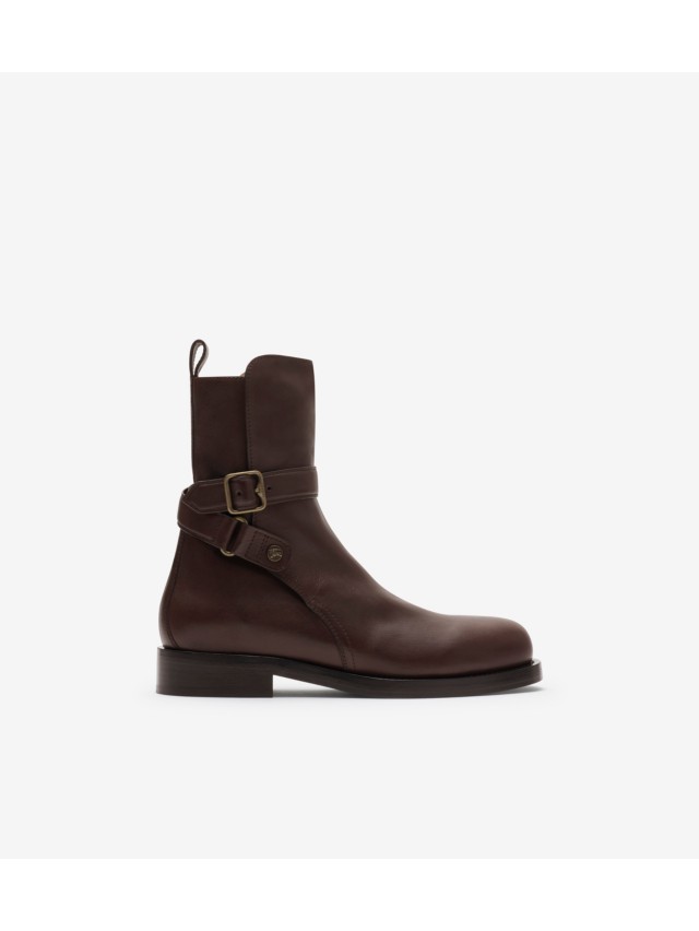 Burberry/バーバリー 本革チャッカブーツ size26.0 ゆったり ダーク 
