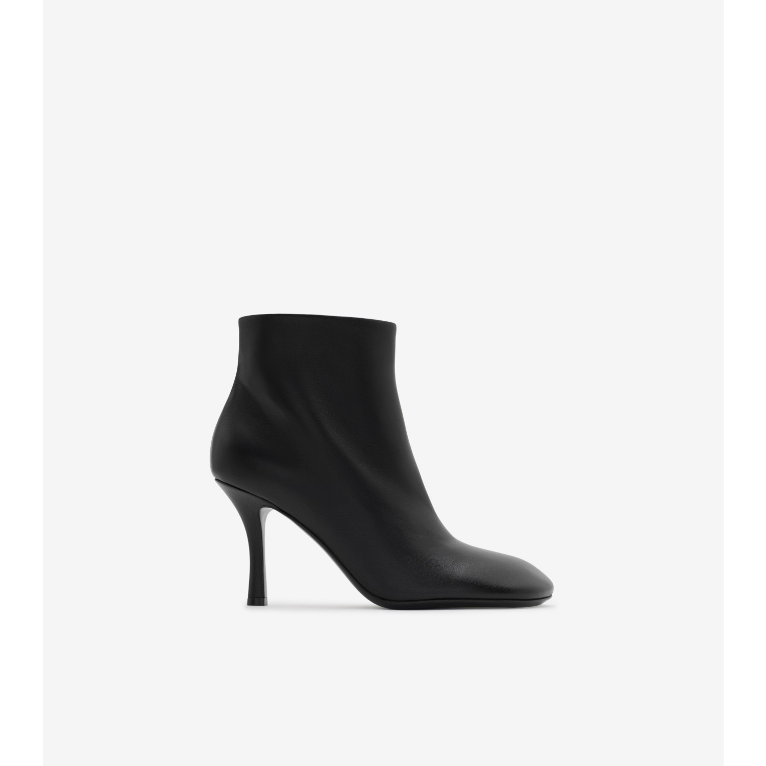 Leather Baby Boots in Black Women Burberry Official