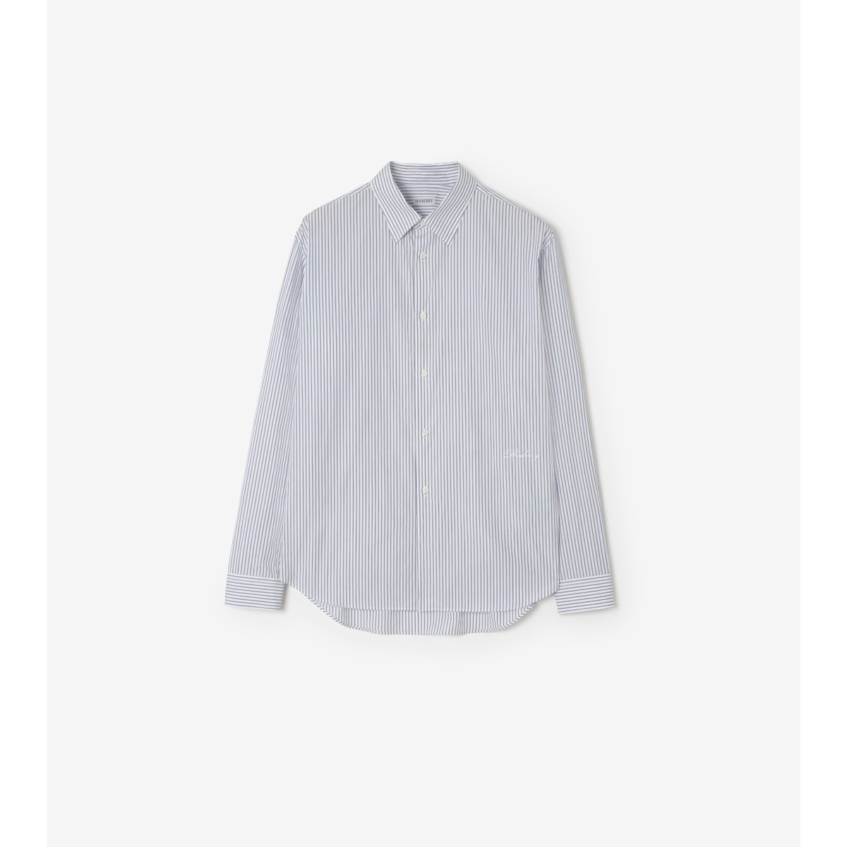  Stripe Relaxed Fit d Cotton Shirt