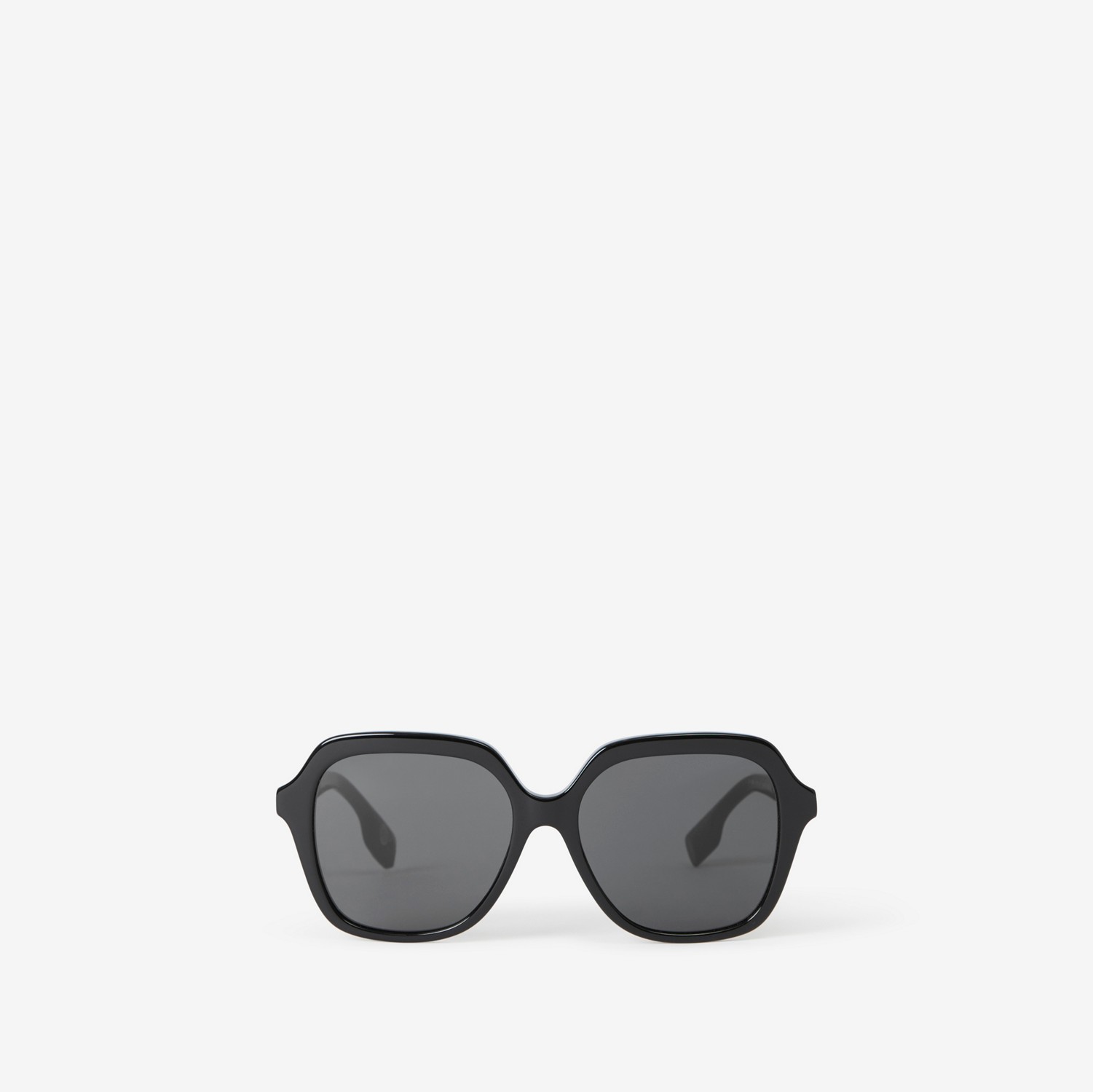 Óculos de sol com armação quadrada oversize (Preto) - Mulheres | Burberry® oficial