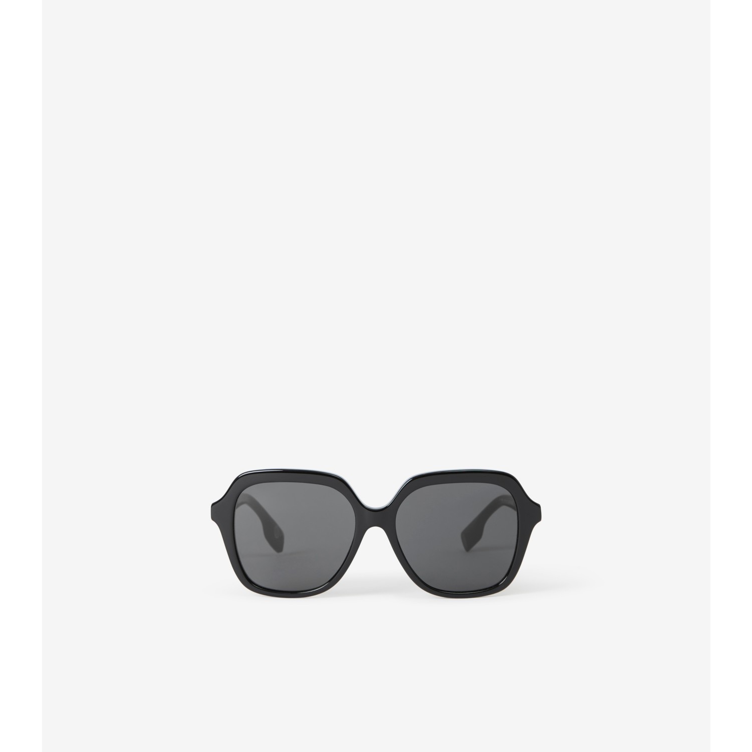 Oversized Square Frame Sunglasses in Black - Women | Burberry® Official