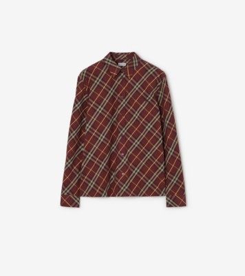 Classic Fit Check Cotton Shirt Vineyard ®