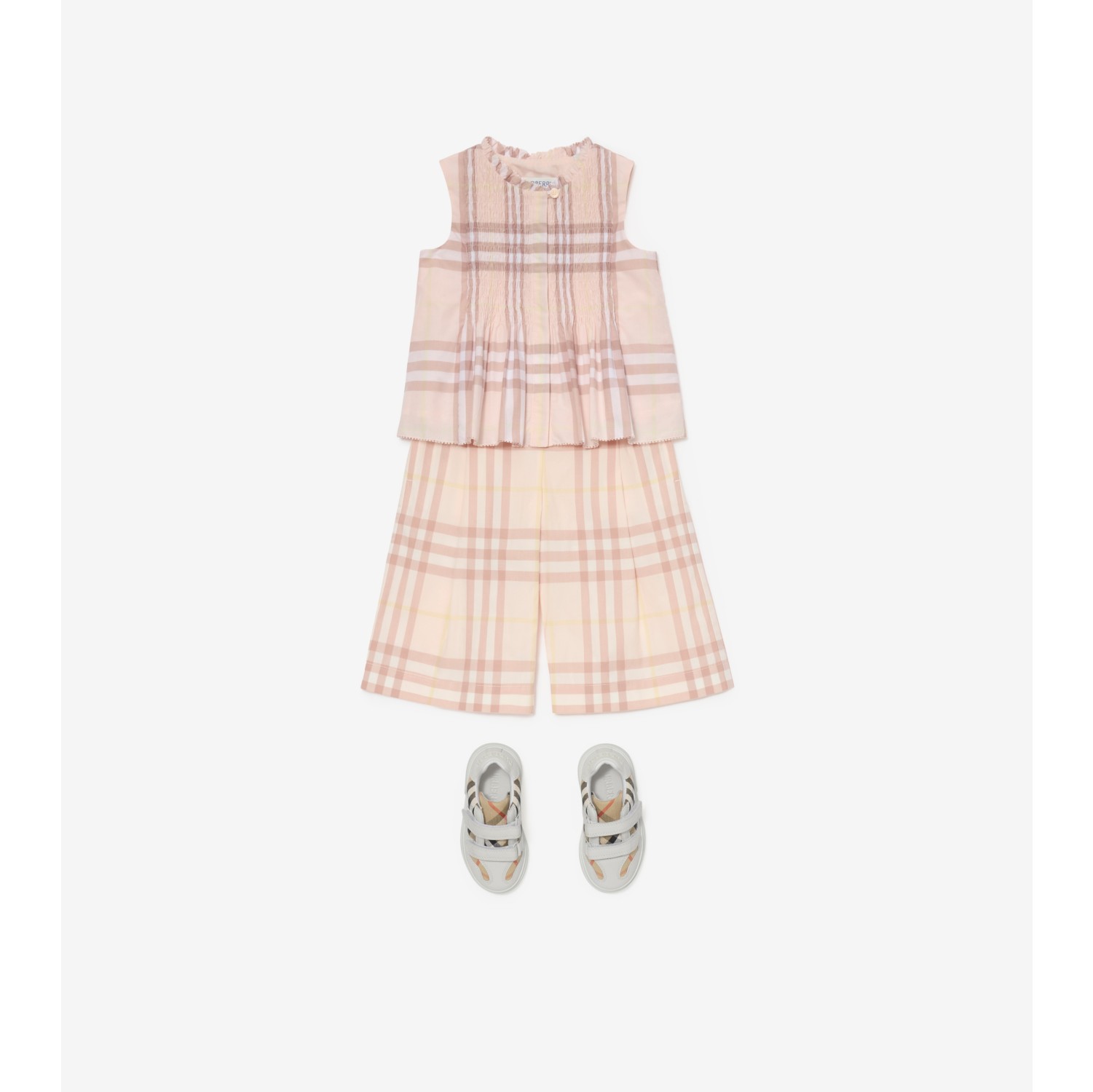 Check Cotton Poplin Top