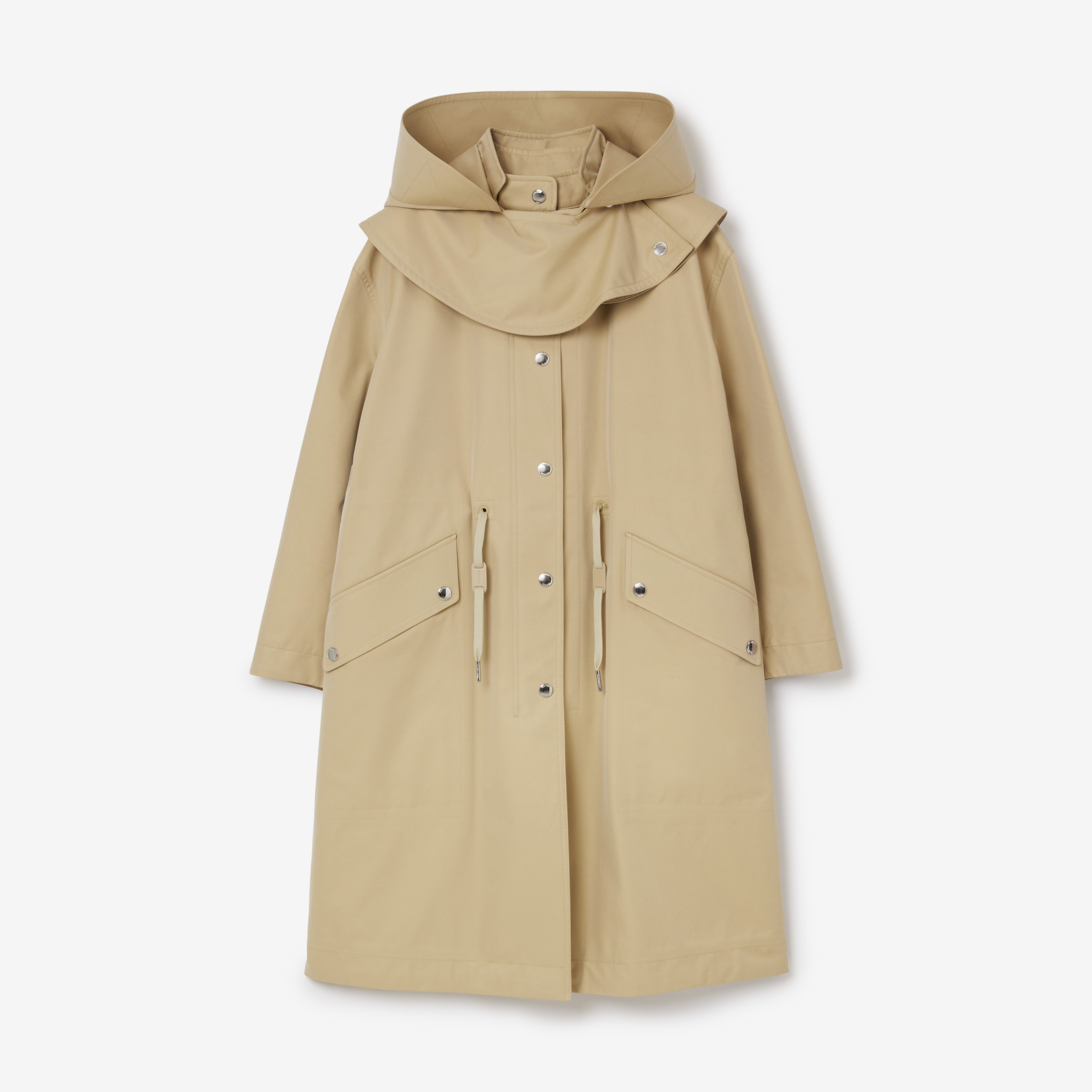 nooit Kietelen Verward zijn Detachable Hood Tri-layer Gabardine Parka in Modern Honey - Women | Burberry®  Official