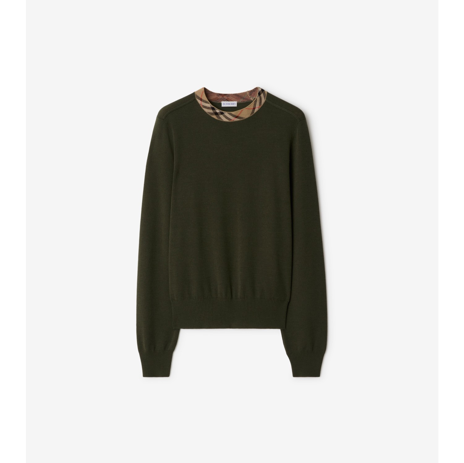 Pull en laine avec Check