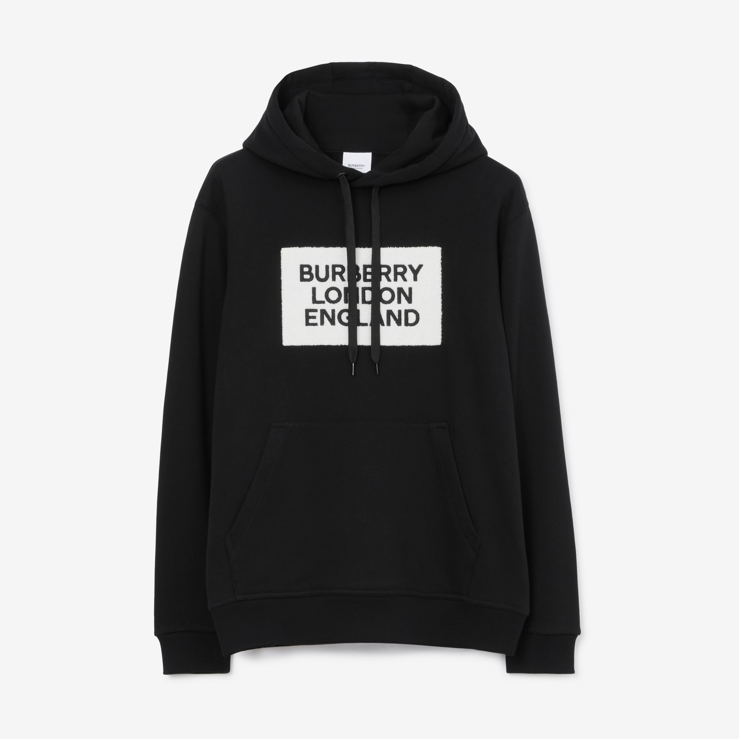 Burberry Logo Lexstone Hoodie Black SS21 US | lupon.gov.ph