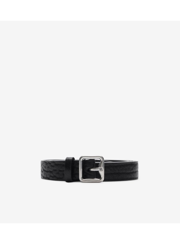 Black Custom Leather Belt – Dales Clothing Inc