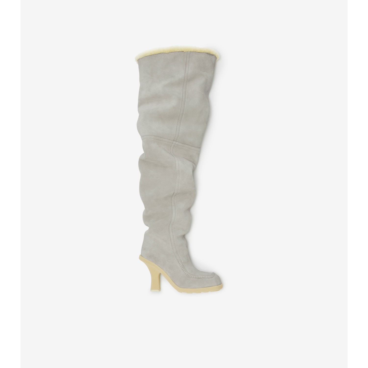 Bottes Highland en cuir velours Foam Butter Femme Site