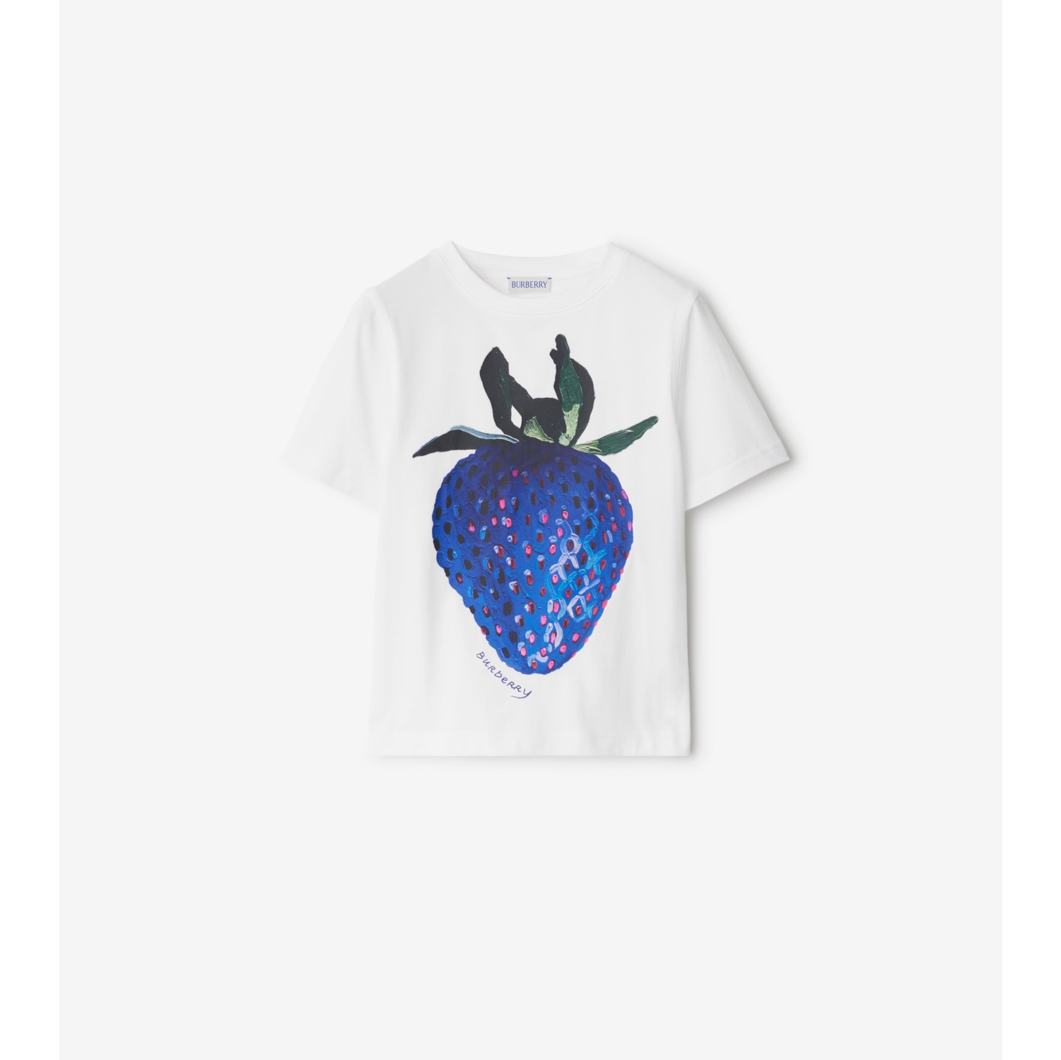 T-shirt en coton à imprimé fraise