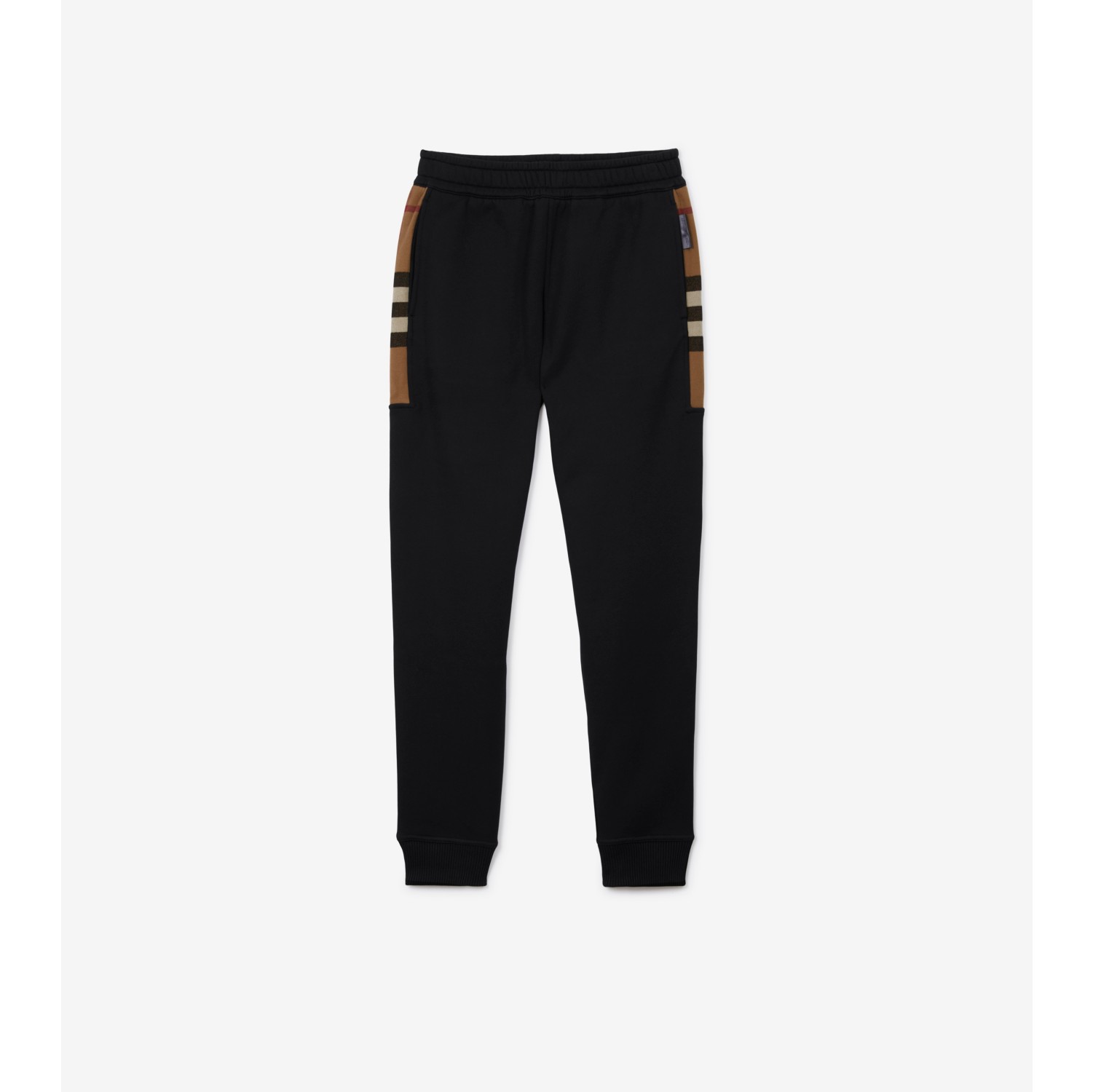 Cotton Jogging Pants in Black - Men