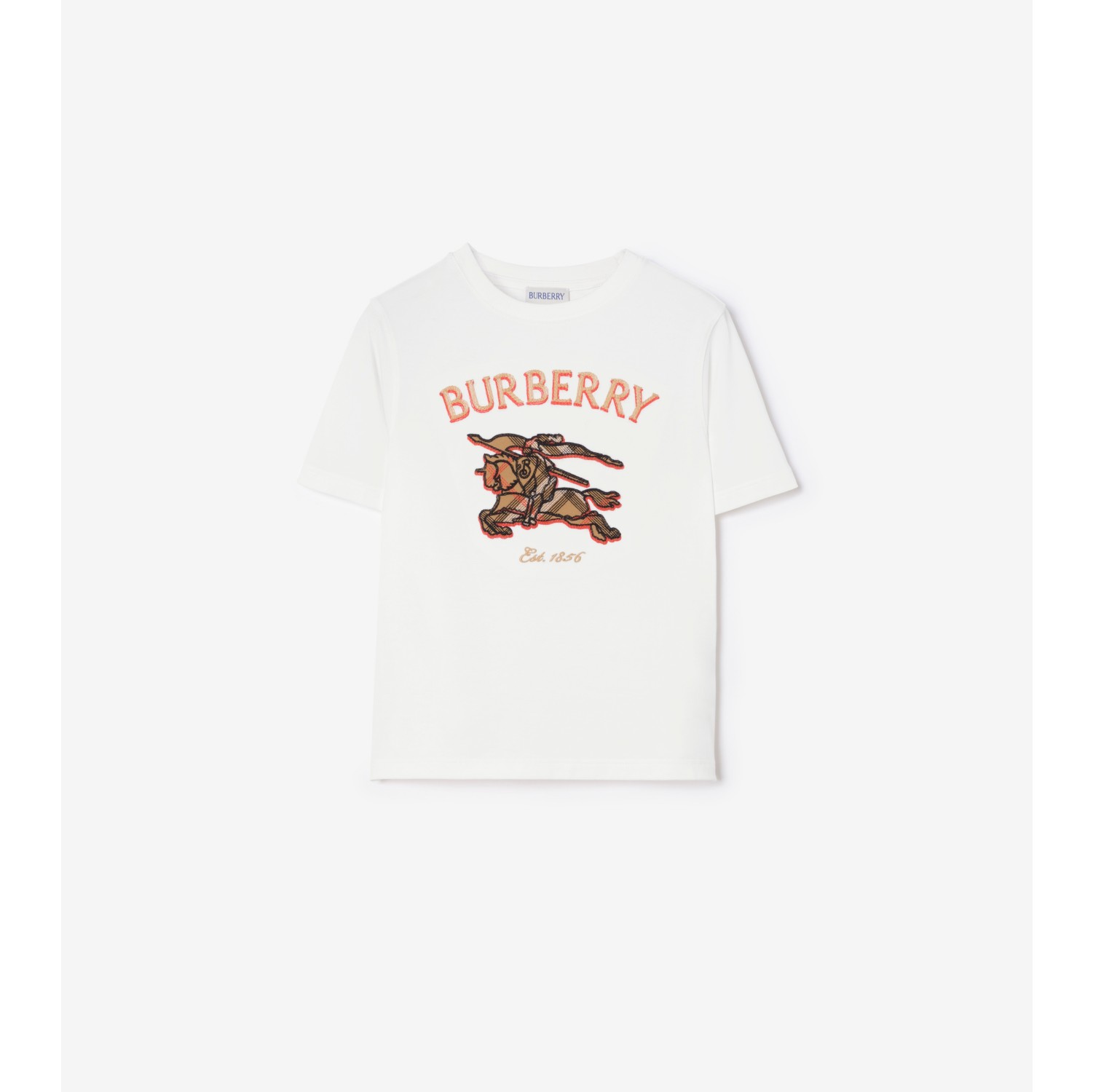 Knight Check Cotton T-shirt