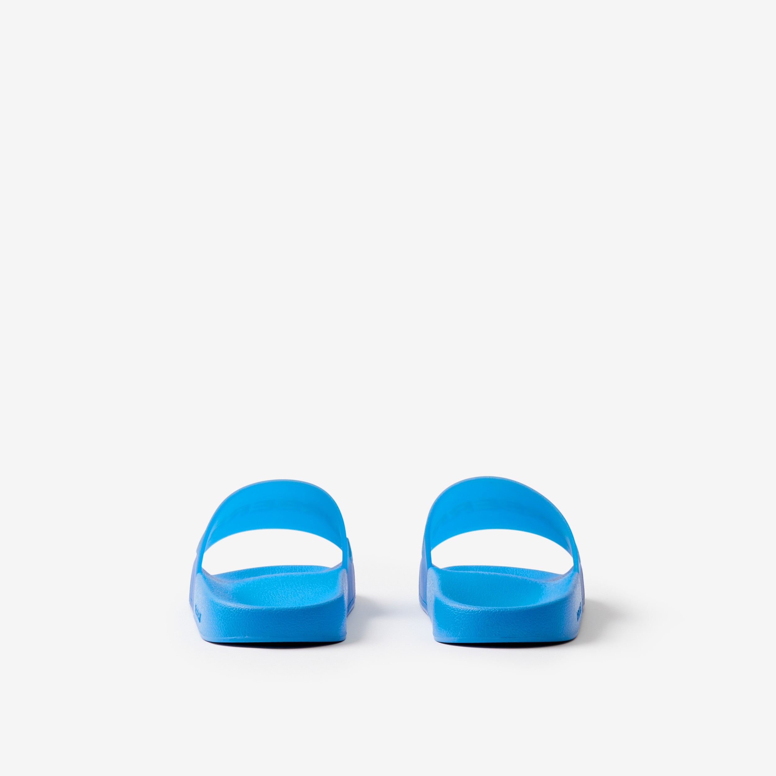 Logo Detail Slides in Vivid Blue - Men | Burberry® Official - 3