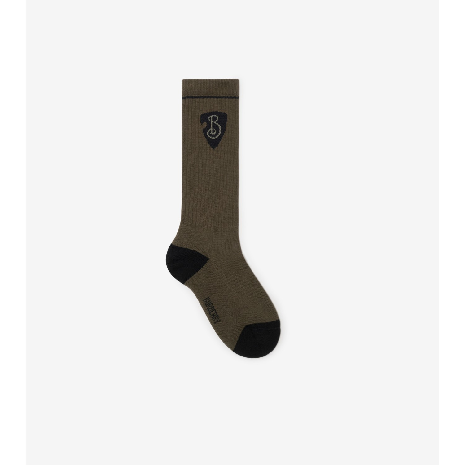 B Shield Cotton Blend Socks