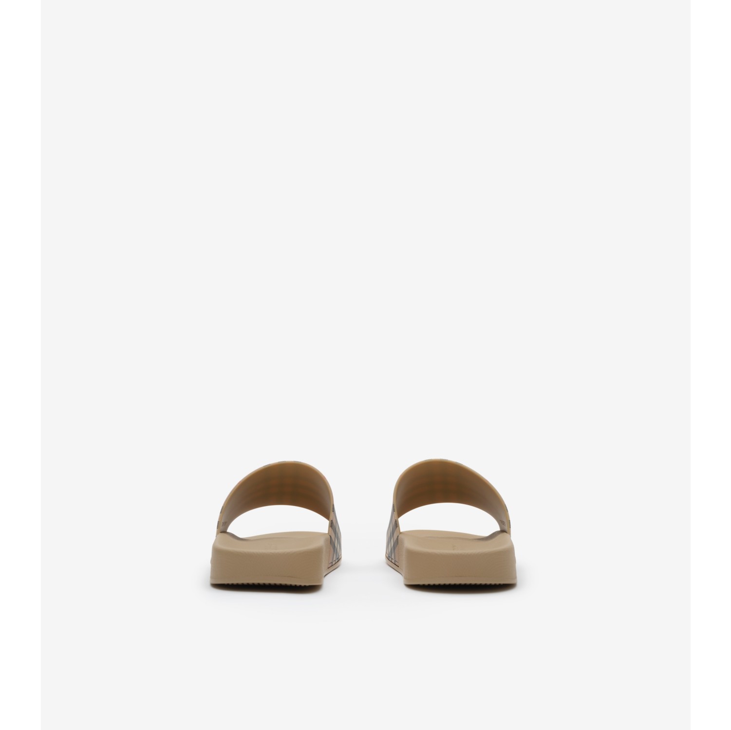 Check Slides in Archive beige - Men | Burberry® Official