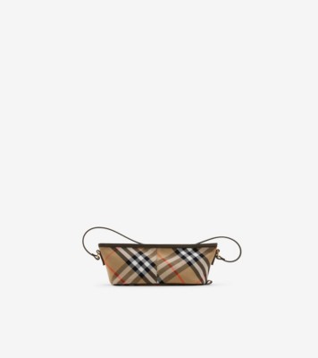 Burberry nova check pochette hotsell