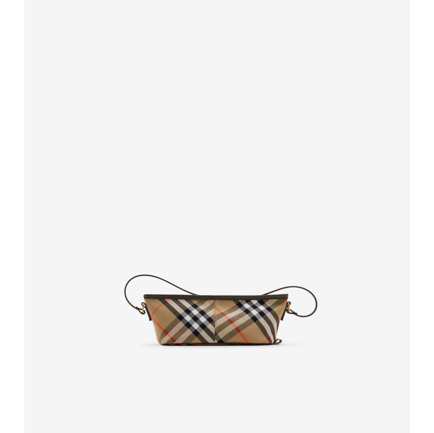 Check Mini Bag in Sand Women Burberry Official